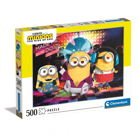 Clementoni Puzzle Minions The Rise Of Gru 500 pcs