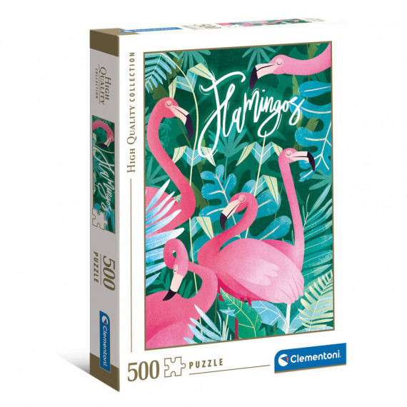 Clementoni Puzzle High Quality Collection Flamingos 500 pcs