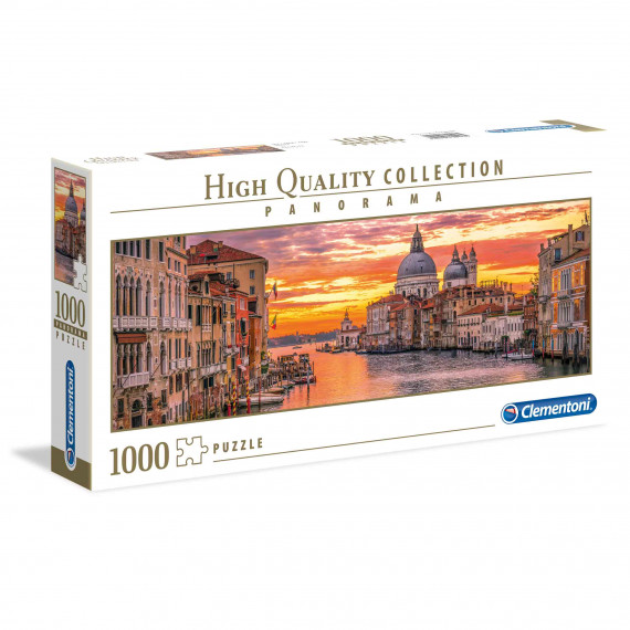 Clementoni Puzzle Panorama High Quality Collection The Grand Canal Venice 1000 pcs