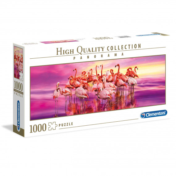 Clementoni Puzzle Panorama High Quality Collection Flamingo Dance 1000 pcs