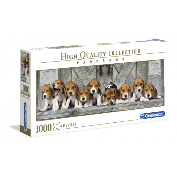 Clementoni Puzzle Panorama High Quality Collection Beagles 1000 pcs