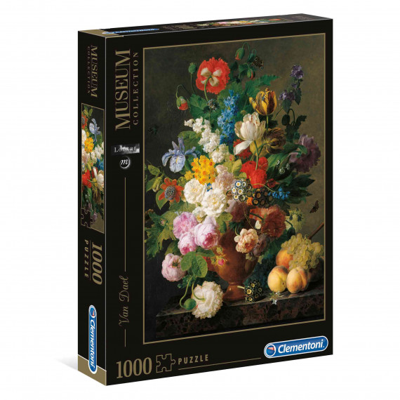 Clementoni Puzzle Museum Collection Vase With Flowers 1000 pcs