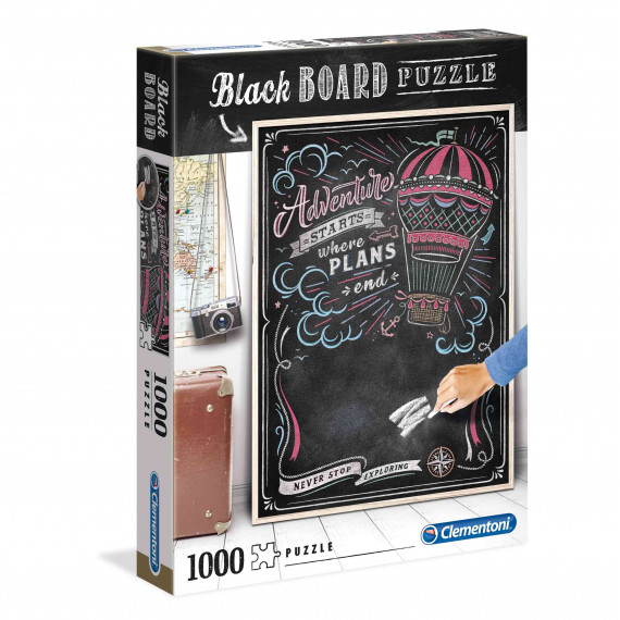 Clementoni Puzzle Blackboard Never Stop Exploring 1000 pcs