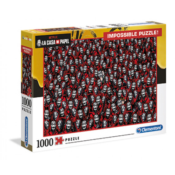 Clementoni Puzzle Impossible Netflix La Casa De Papel (The Money Heist) 1000 pcs