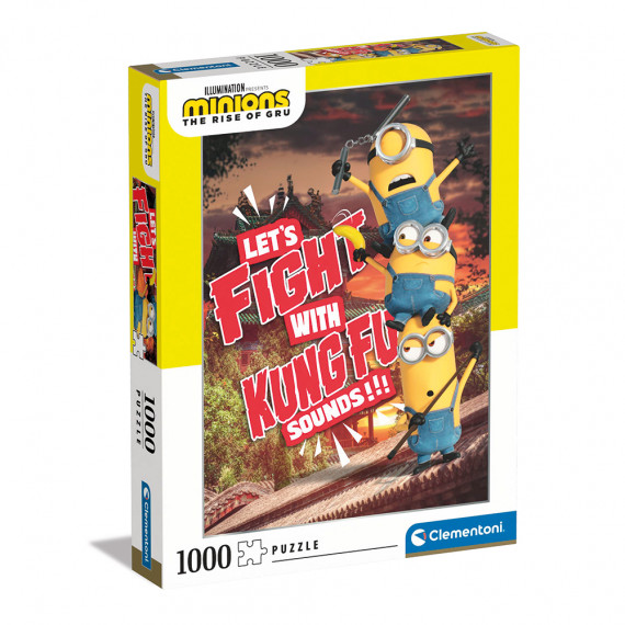 Clementoni Puzzle Minions The Rise Of Gru 1000 pcs