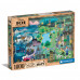 Clementoni Puzzle Story Maps 101 Dalmatians 1000 pcs