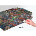 Clementoni Puzzle Impossible Marvel 1000 pcs - Compact Box