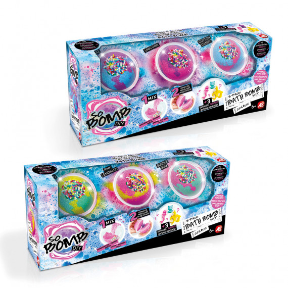 So Bomb DIY 3-Pack Bath Bomb Kit Cosmic For Ages 6+