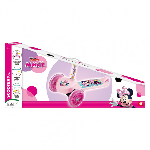 AS Kids 3-Wheel Scooter Plus Disney Minnie For Ages 3+