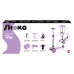 Shoko Kids Scooter Go Fit With 3 Wheels Purple Color For Ages 3+