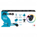 Shoko Kids Scooter X-Speed Light With 3 Wheels And Led Light Blue Color For Ages 5+