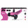 Shoko Kids Scooter X-Speed Light With 3 Wheels And Led Light Fuchsia Color For Ages 5+