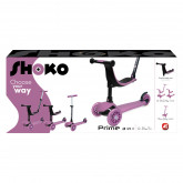 Shoko Kids Scooter Convertible 3 In 1 Pink Color For 12+ Months