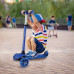 Shoko Kids Scooter Go Fit With 3 Wheels Blue Color For Ages 3+