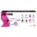 Shoko Kids Scooter BW 200 Plus With 2 Wheels 200mm Fuchsia Color For Ages 8+