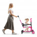 Shoko Kids Scooter Prime 4 In 1 Plus Pink Color For 12+ Months