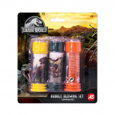 AS 3 Bubble Blowing Bottles Jurassic World For Ages 3+
