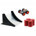 Exost Jump Toy Car Friction Powered With Ramp And Obstacles