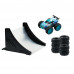 Exost Jump Toy Car Friction Powered With Ramp And Obstacles