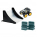 Exost Jump Toy Car Friction Powered With Ramp And Obstacles