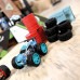 Exost Jump Toy Car Friction Powered With Ramp And Obstacles