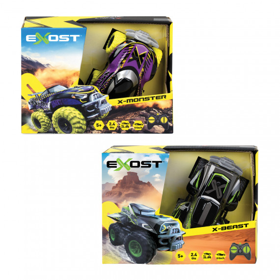 Exost X - Monster and X - Beast Remote Control Cars
