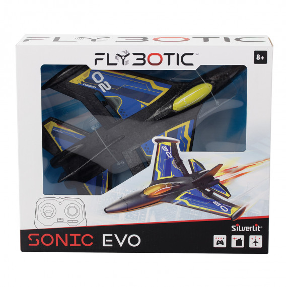 Silverlit Flybotic Sonic Evo Radio Control Airplane Blue For Ages 8+