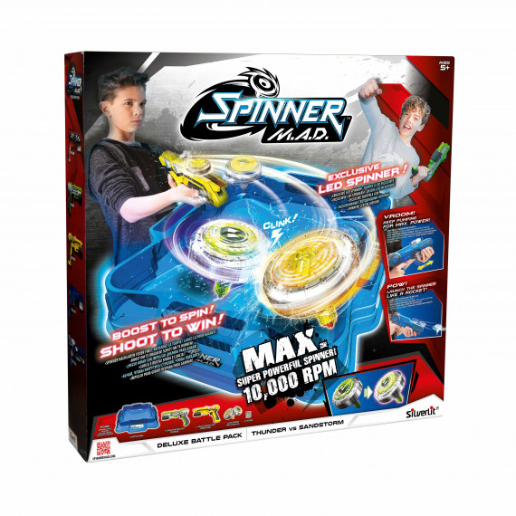 Silverlit Spinner M.A.D. Deluxe Battle Pack For Ages 5+