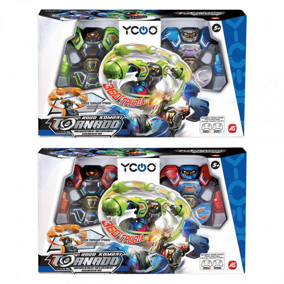 Silverlit Ycoo Robo Kombat 360 Tornado Set 2 Remote Control Battling Robots For Ages 5+