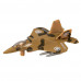 Teamsterz Jet Fighter Die Cast Racing Plane For Ages 3+