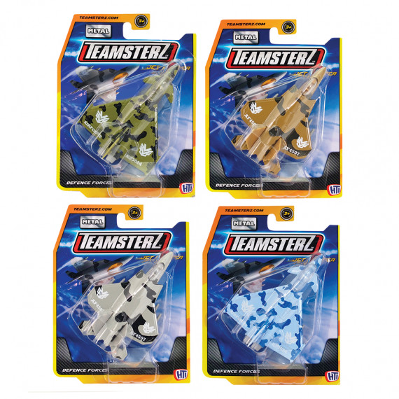 Teamsterz Jet Fighter Die Cast Racing Plane For Ages 3+