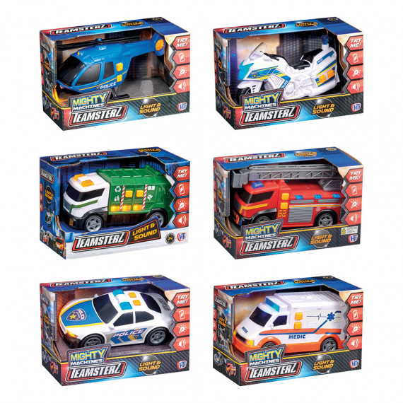 Teamsterz Light And Sound Vehicles For Ages 3+