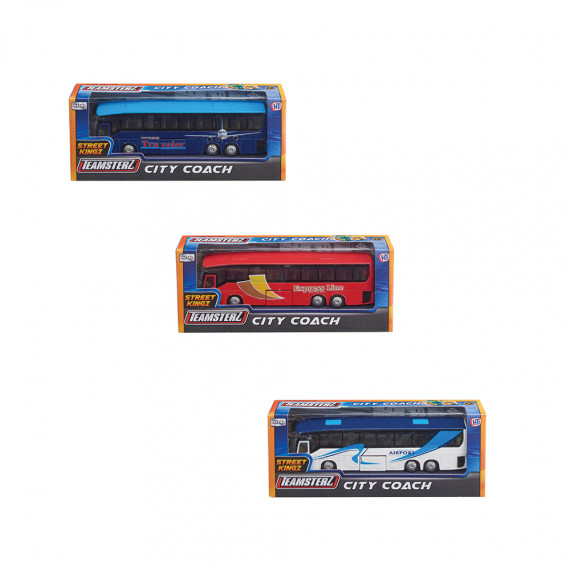 Teamsterz Die-Cast Bus For Ages 3+